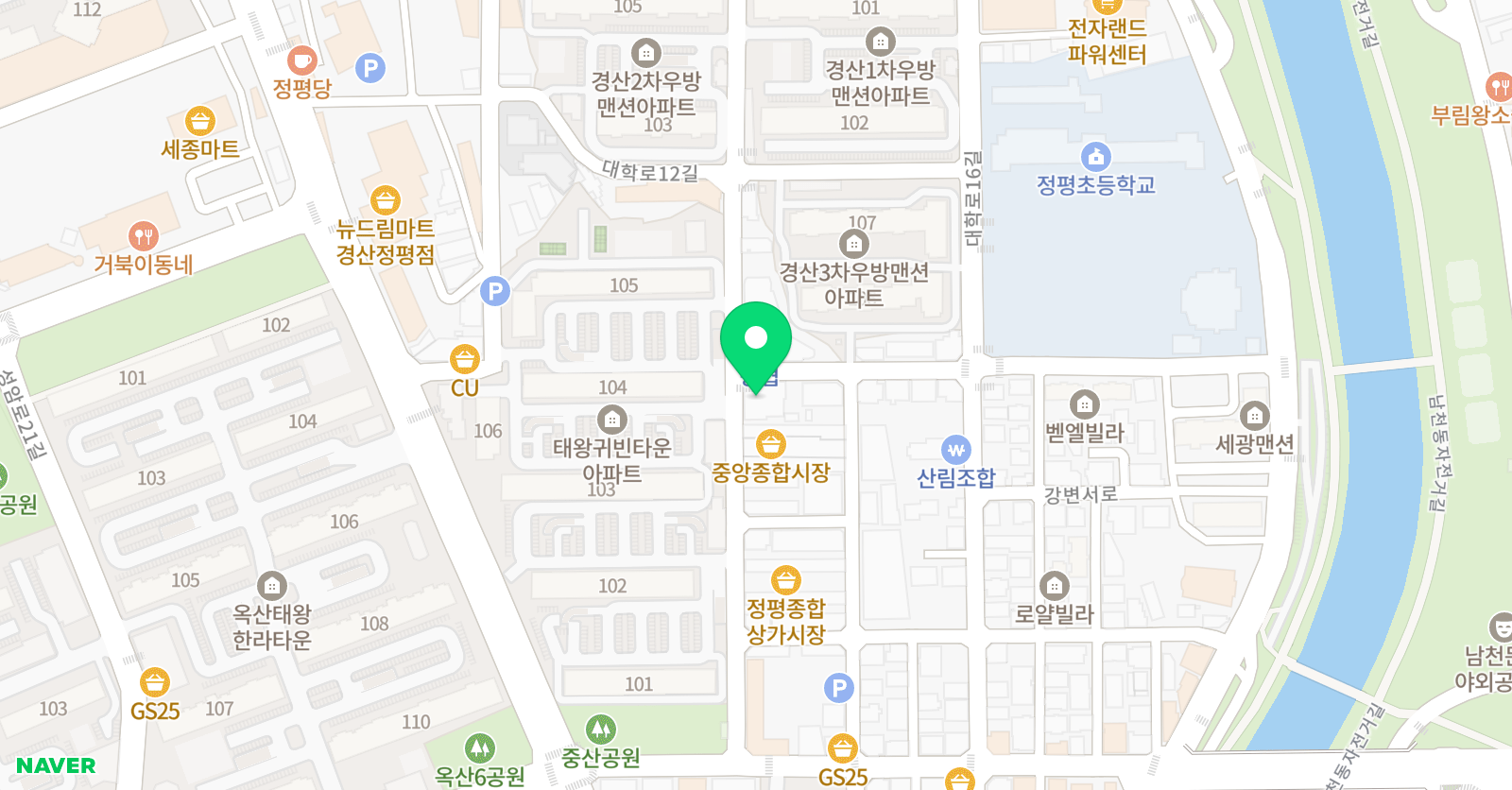 뉴턴 학원 위치