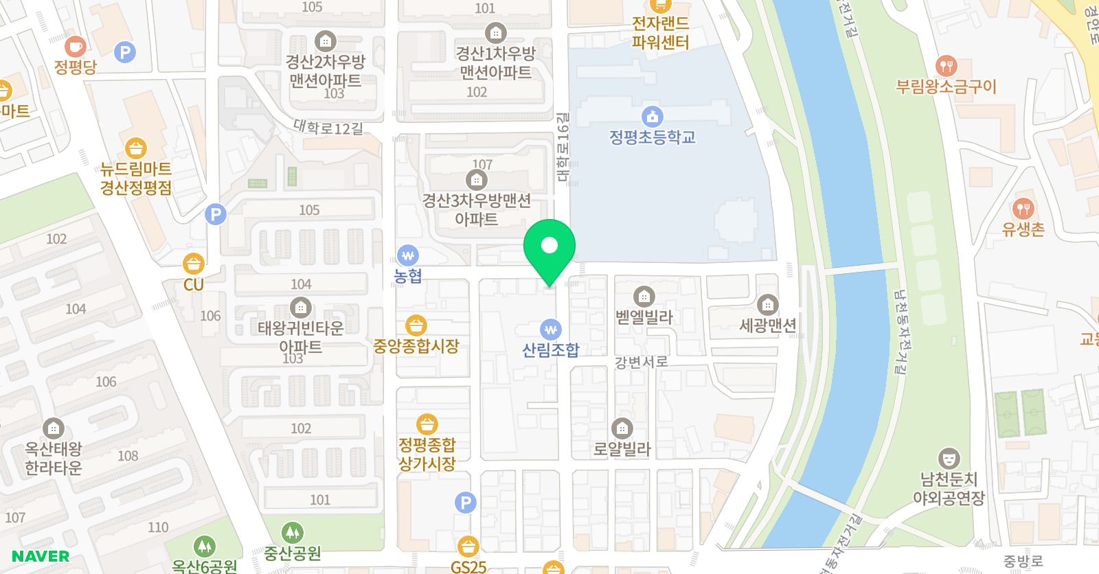 탑클래스최강 학원 위치
