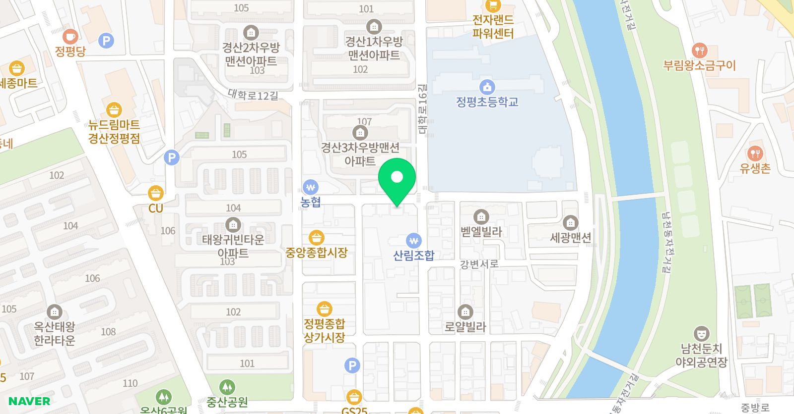 YBM램클래스 위드영 영어교습소 위치