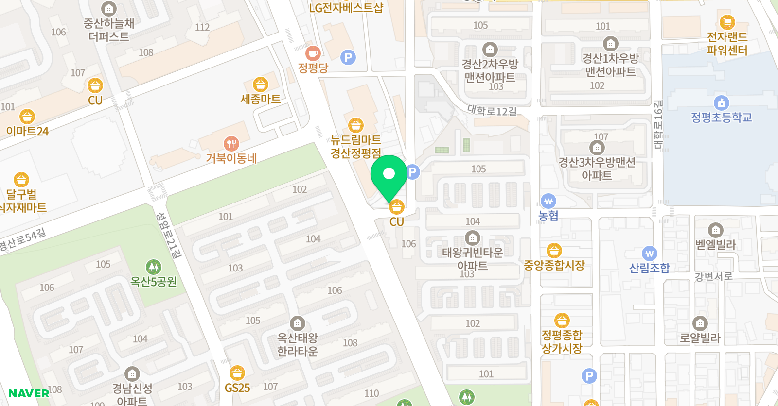 공신클럽 학원 위치