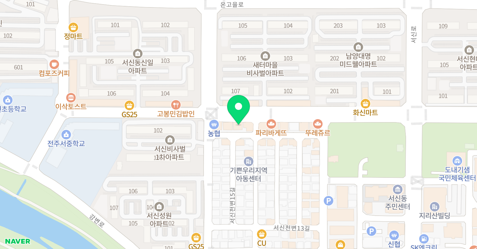 뮤엠 영어 서신캠퍼스 위치