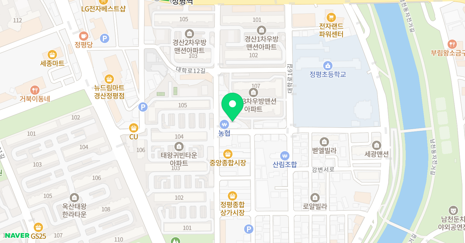 엘리트 태권도 위치