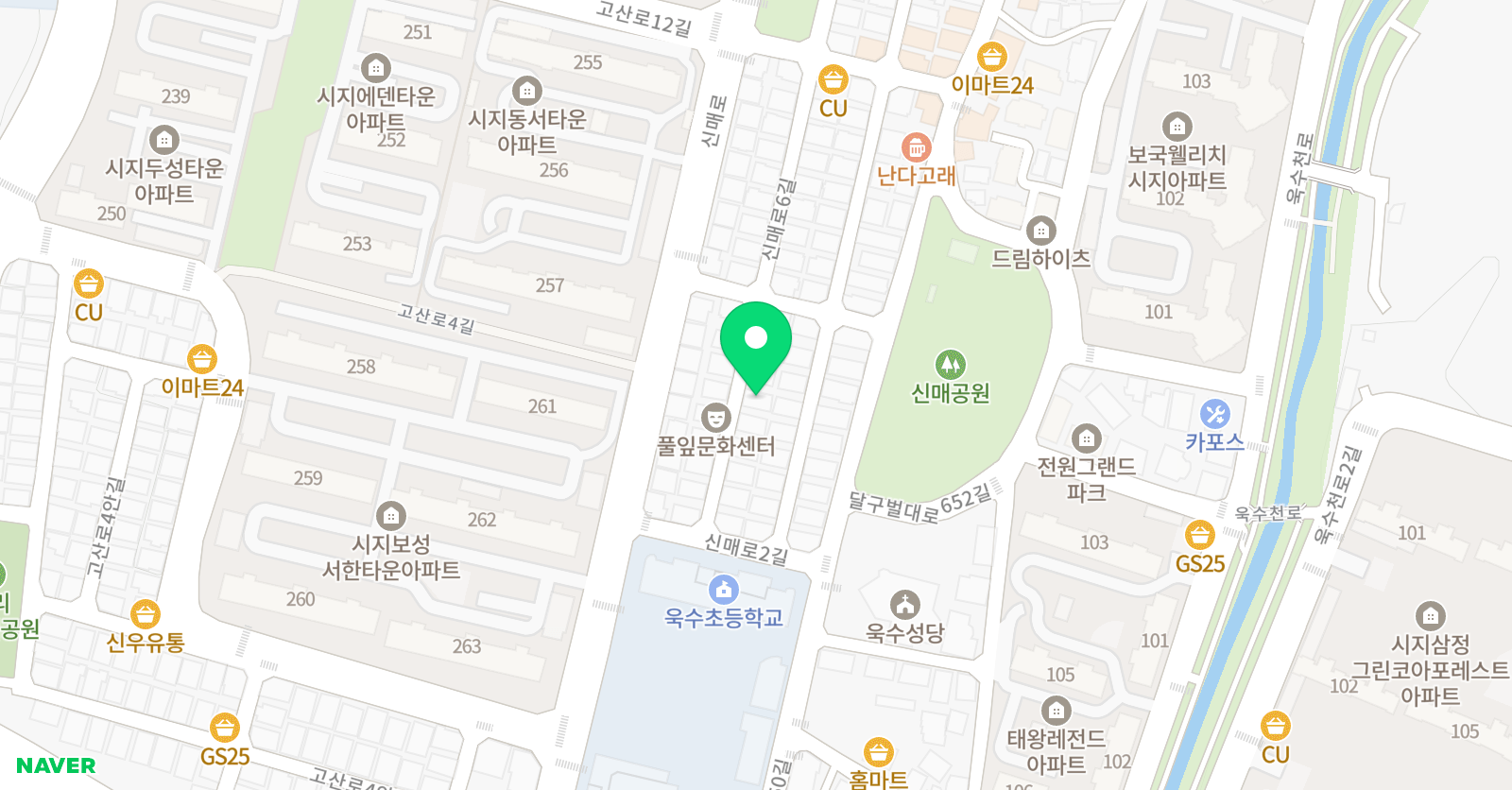 오로지 과학 위치