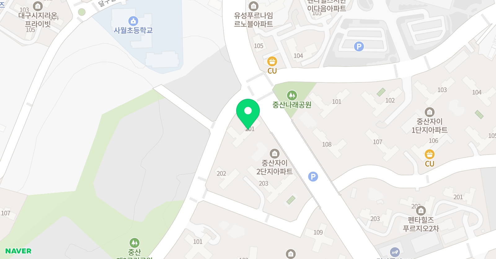 기탄 사고력 교실 경산중산자이점 위치