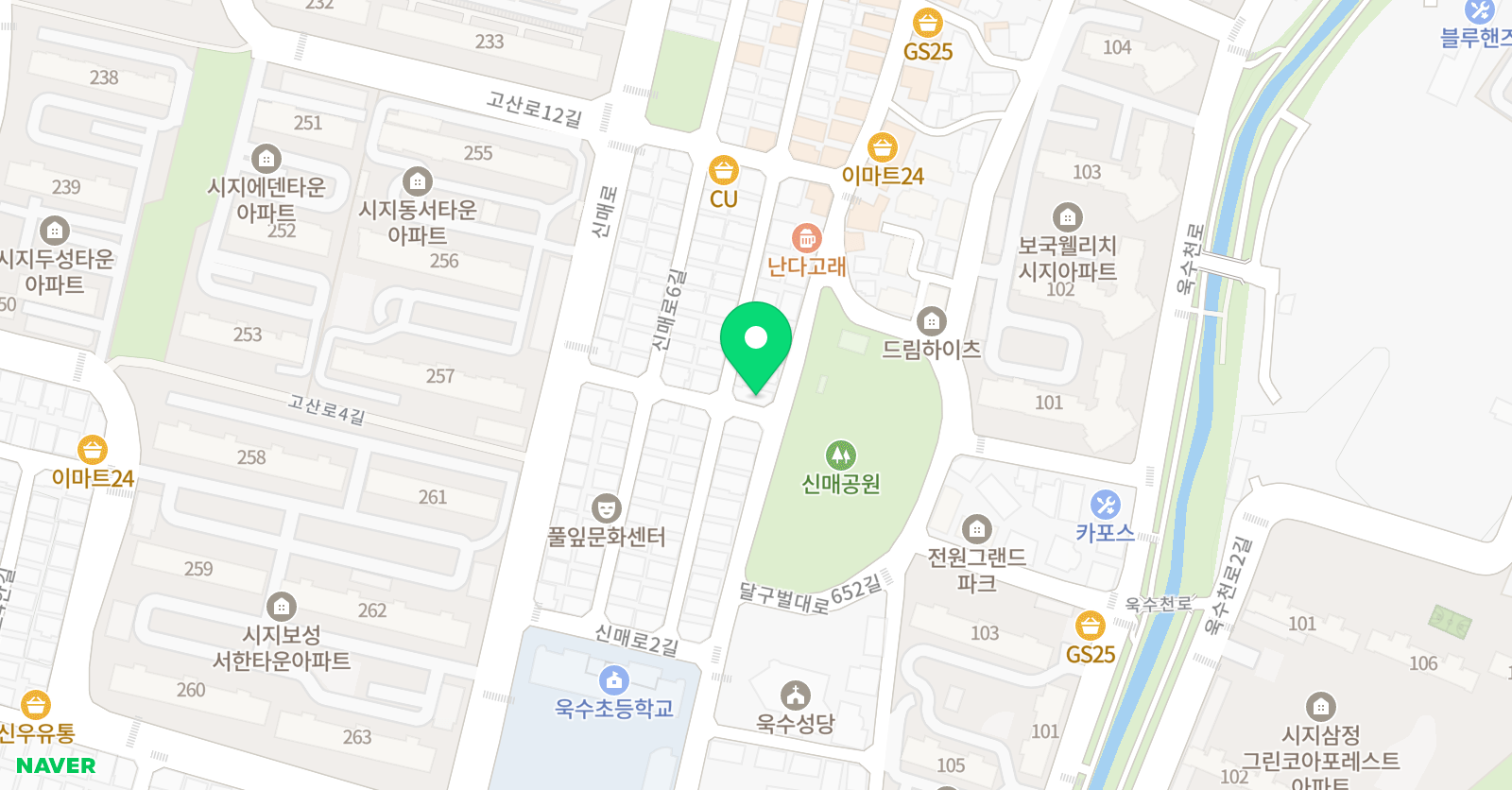 꿈그리다 미술교습소 위치