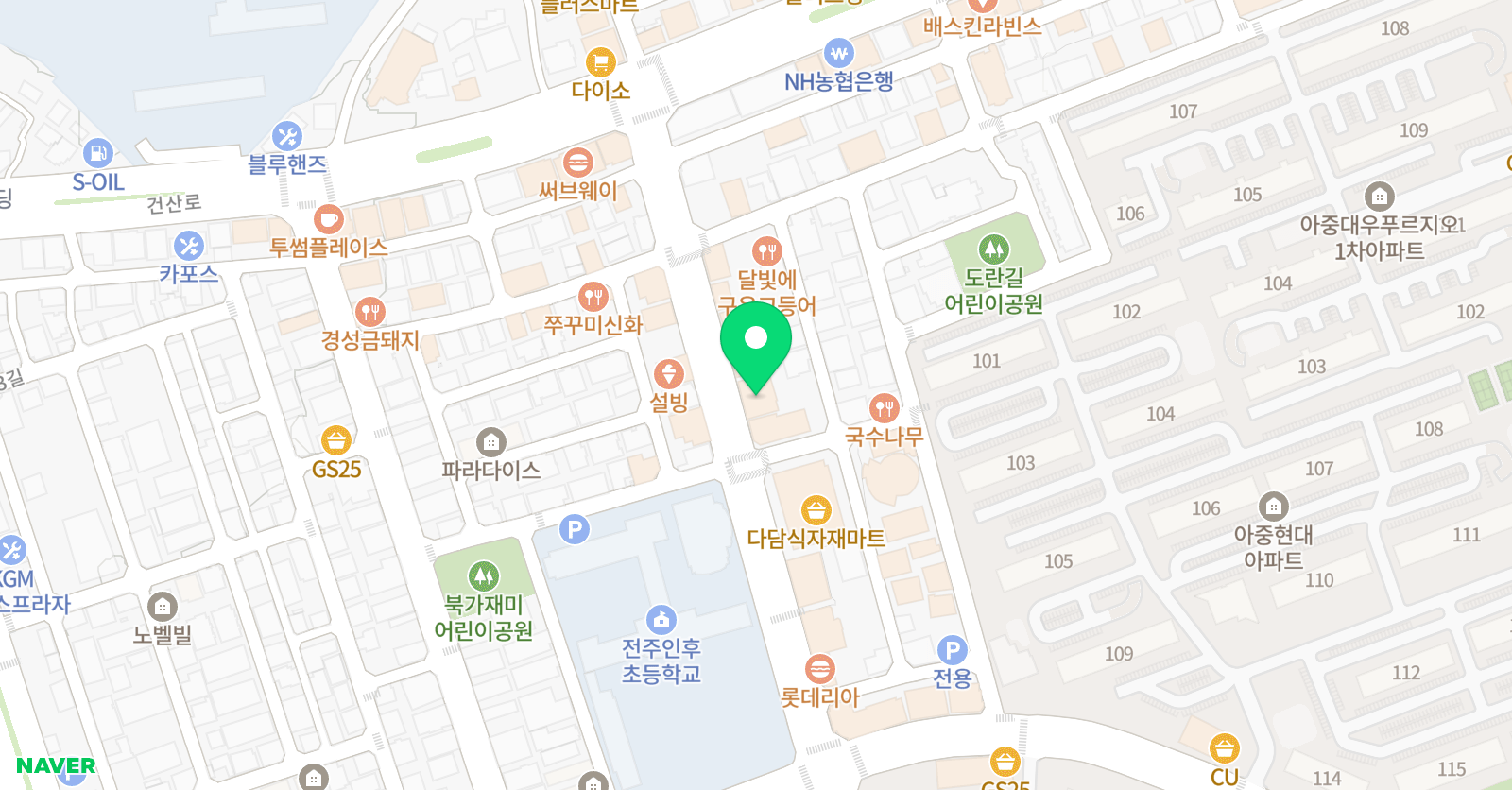 엠베스트SE 아중점 위치