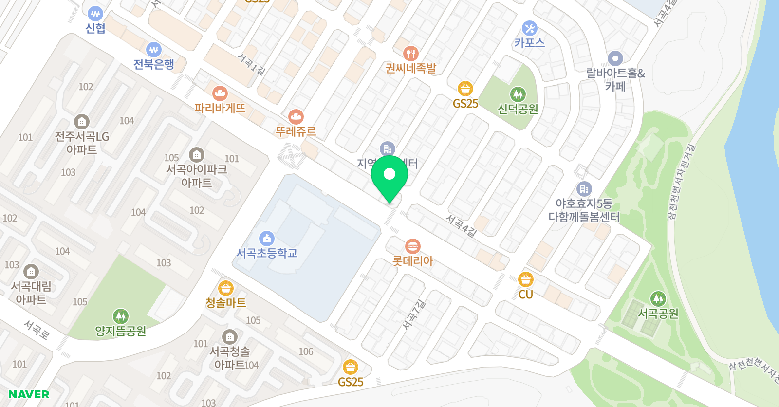앤탑 수학전문학원 위치