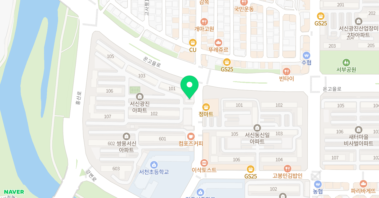 칸타타 음악학원 위치