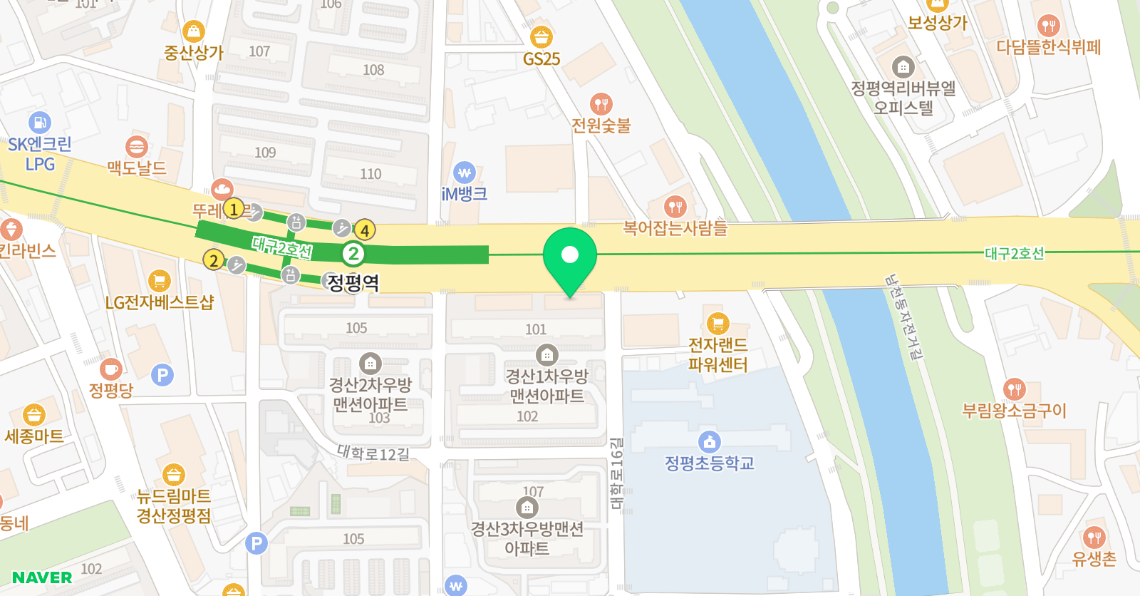 엘앤케이프라임학원 위치