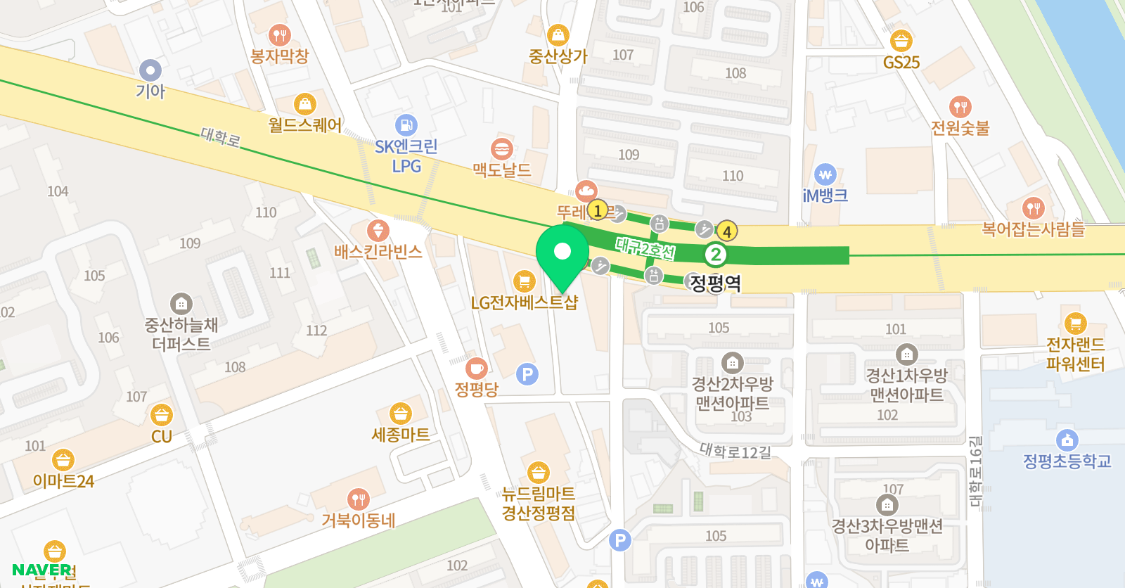 베스트 수학학원 위치