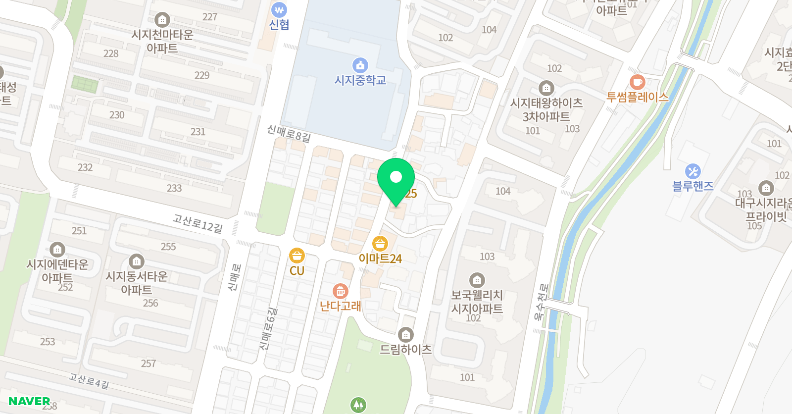 헬렌 영어학원 브릿지관 위치
