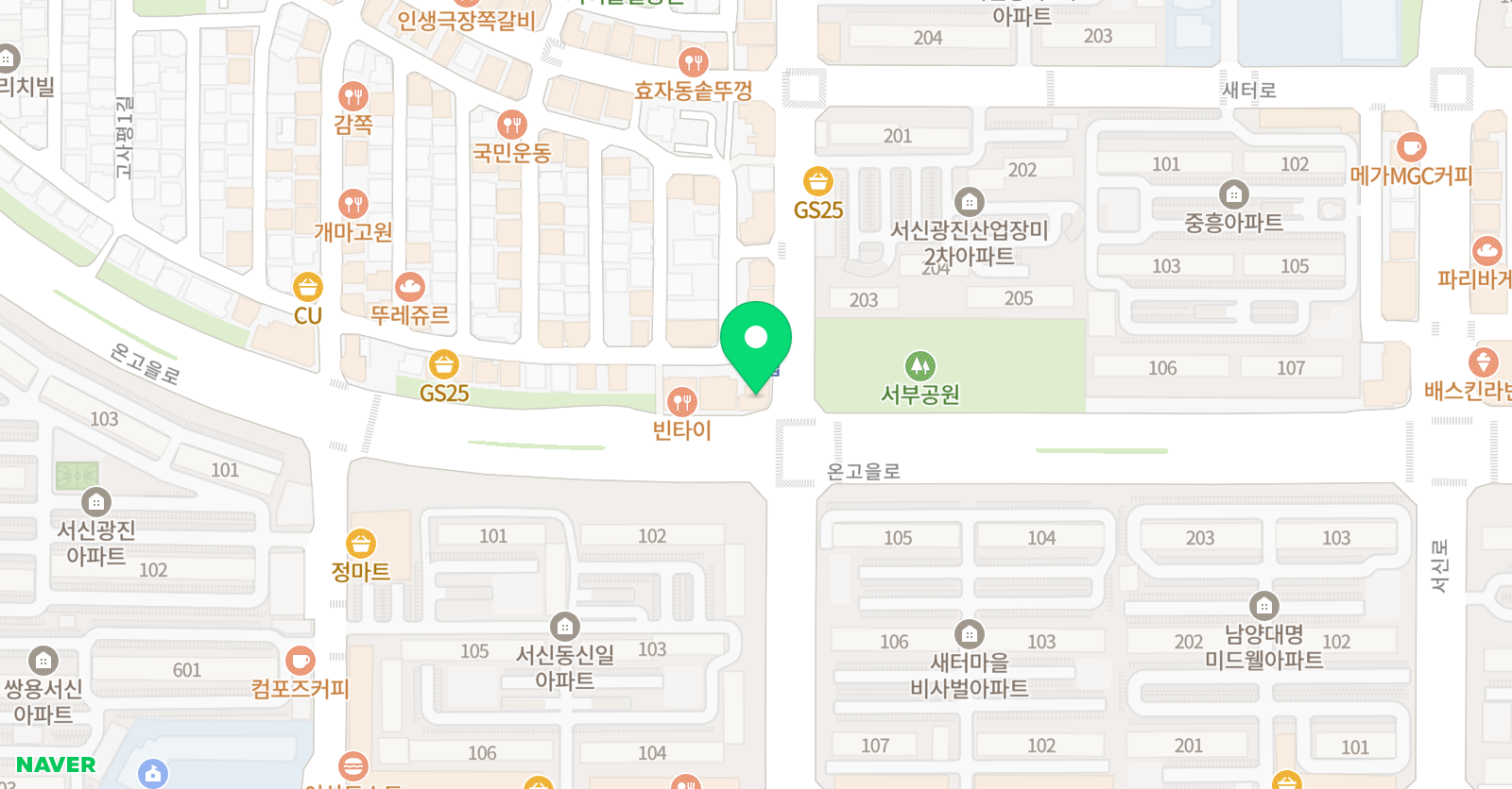 스타트 수학전문학원 위치