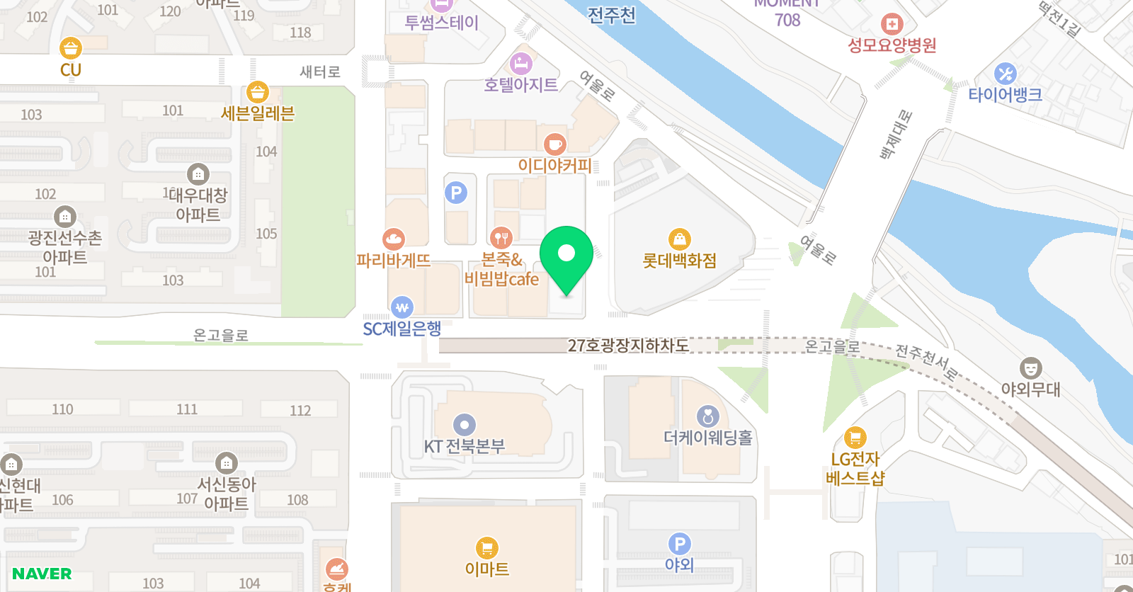 미술재미 전주학원 위치