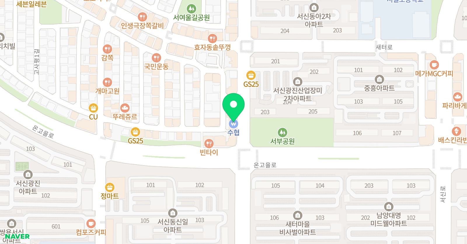 율곡 수학학원 위치