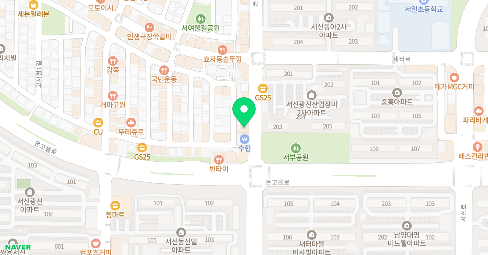 윈터스영어학원 위치