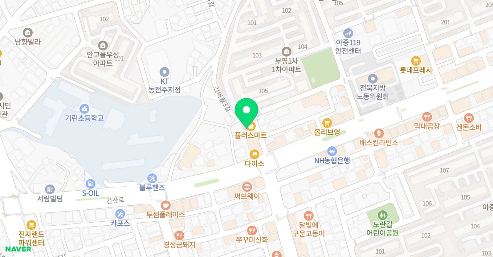 원유소년 축구교실 위치