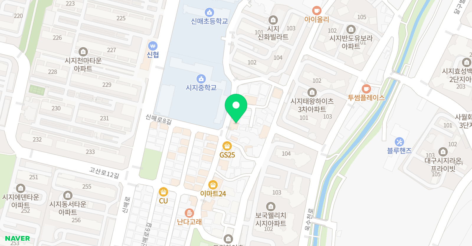 잉글리시하우스 어학원 위치