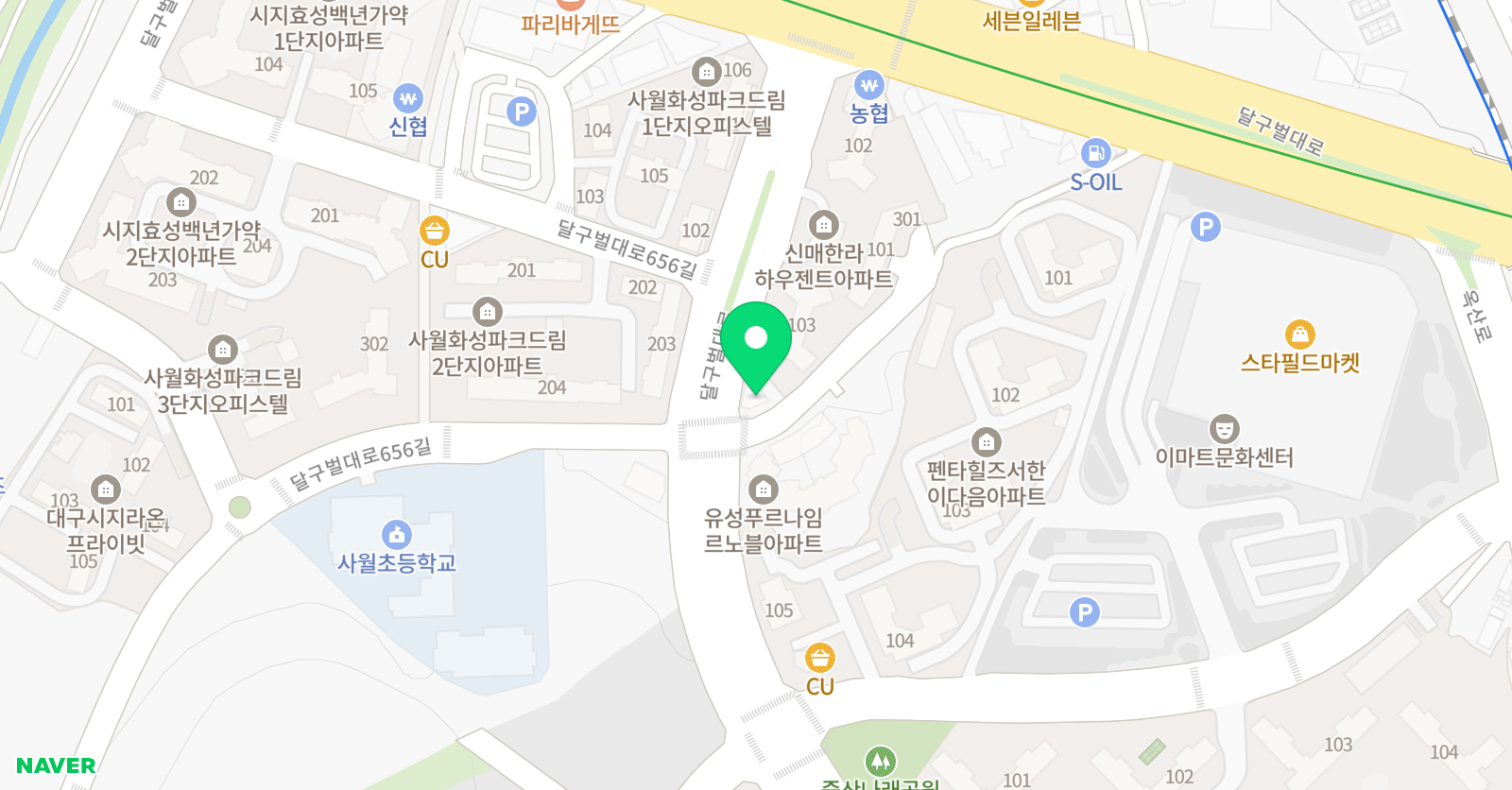 지셀 수학학원 위치