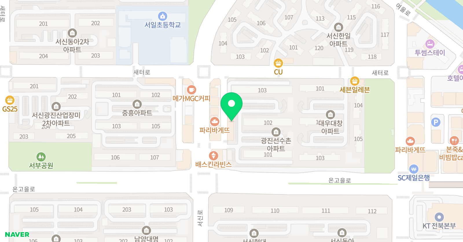 책통클럽 전주서신프리미엄센터 위치