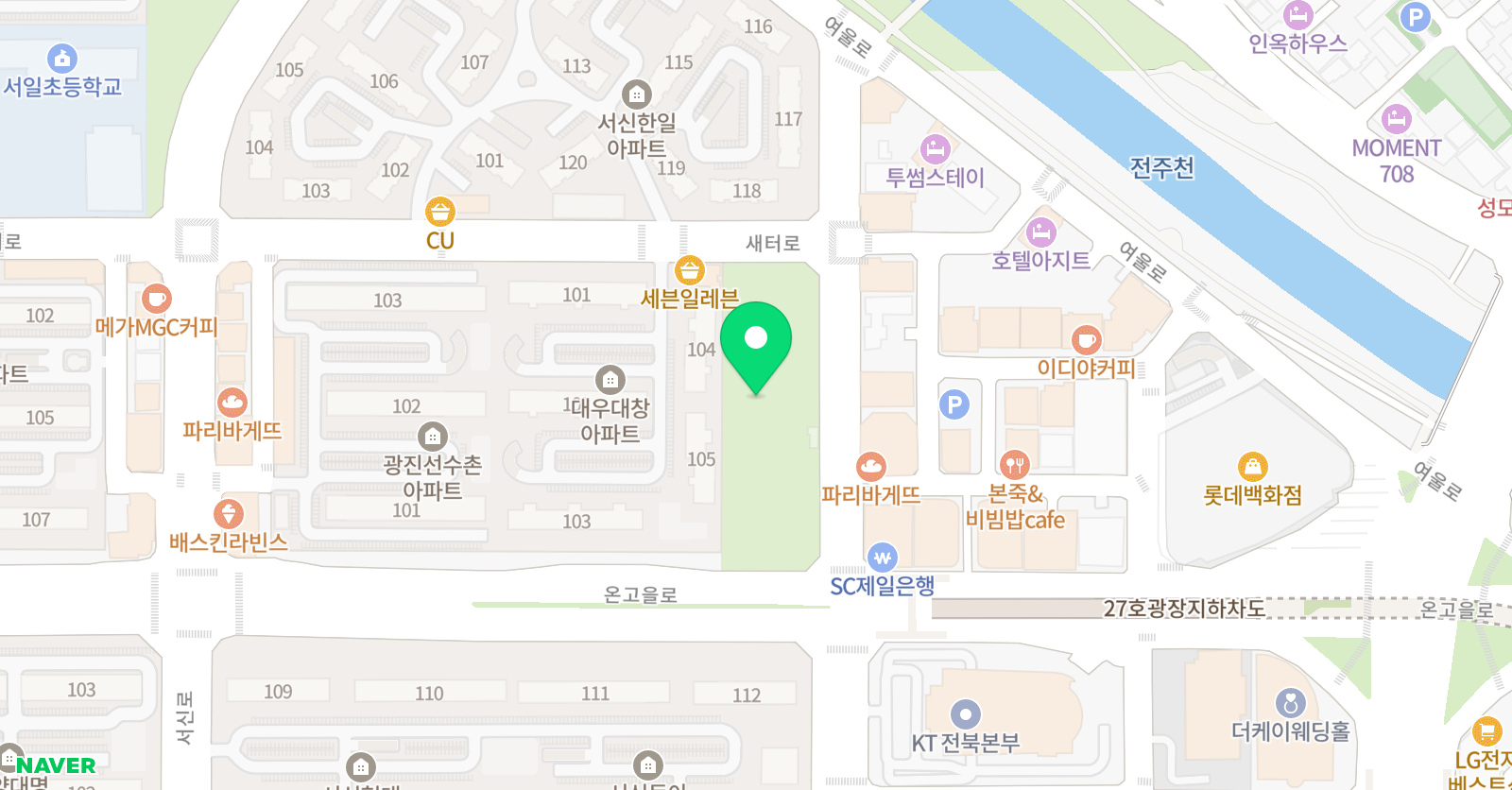 연한자방 위치