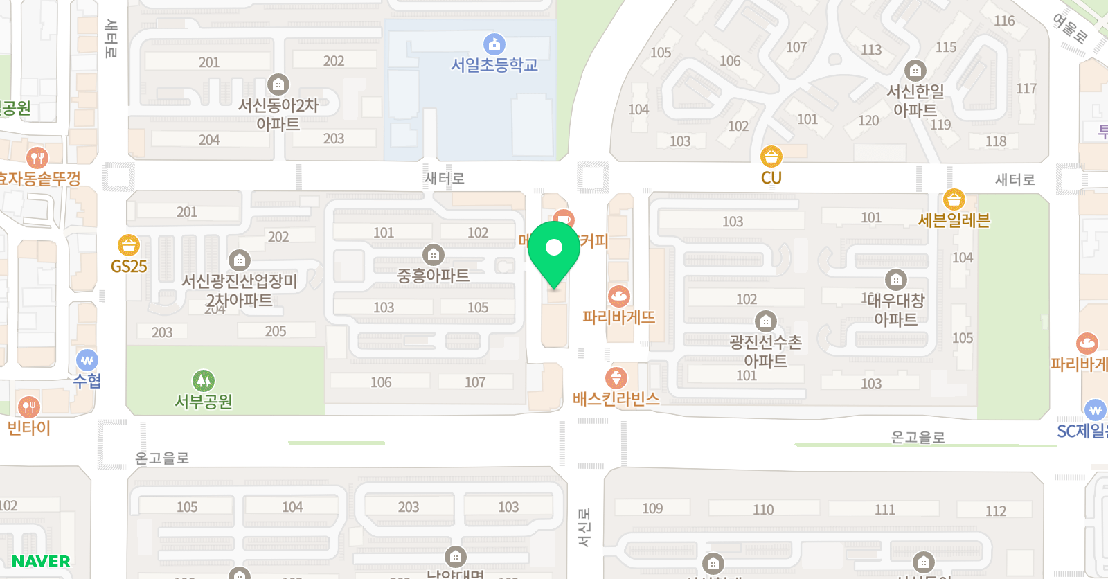 솔루션 수학학원 위치