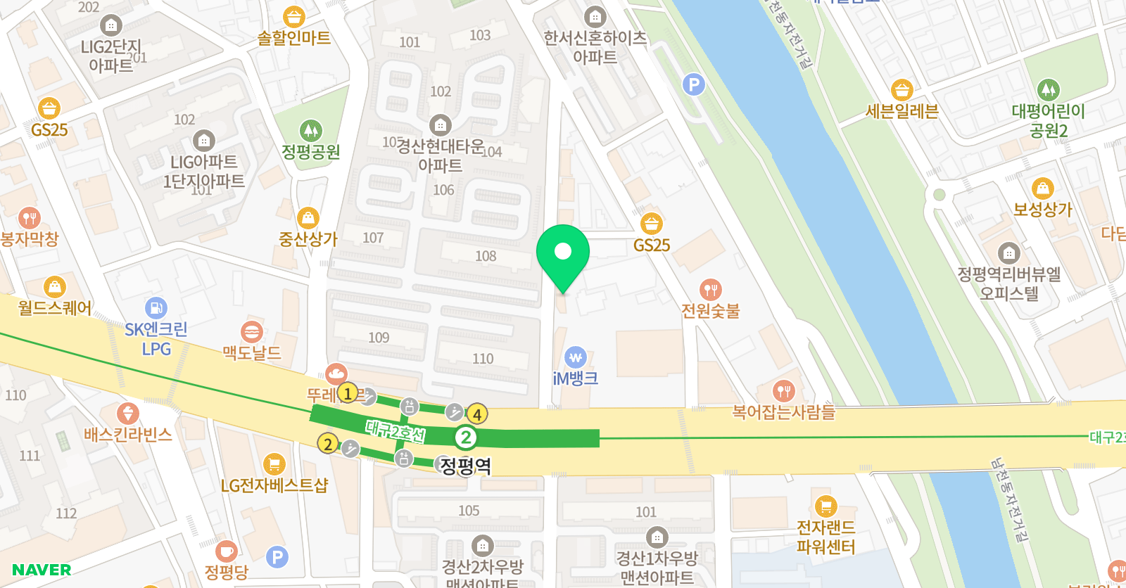 정진 수학교습소 위치