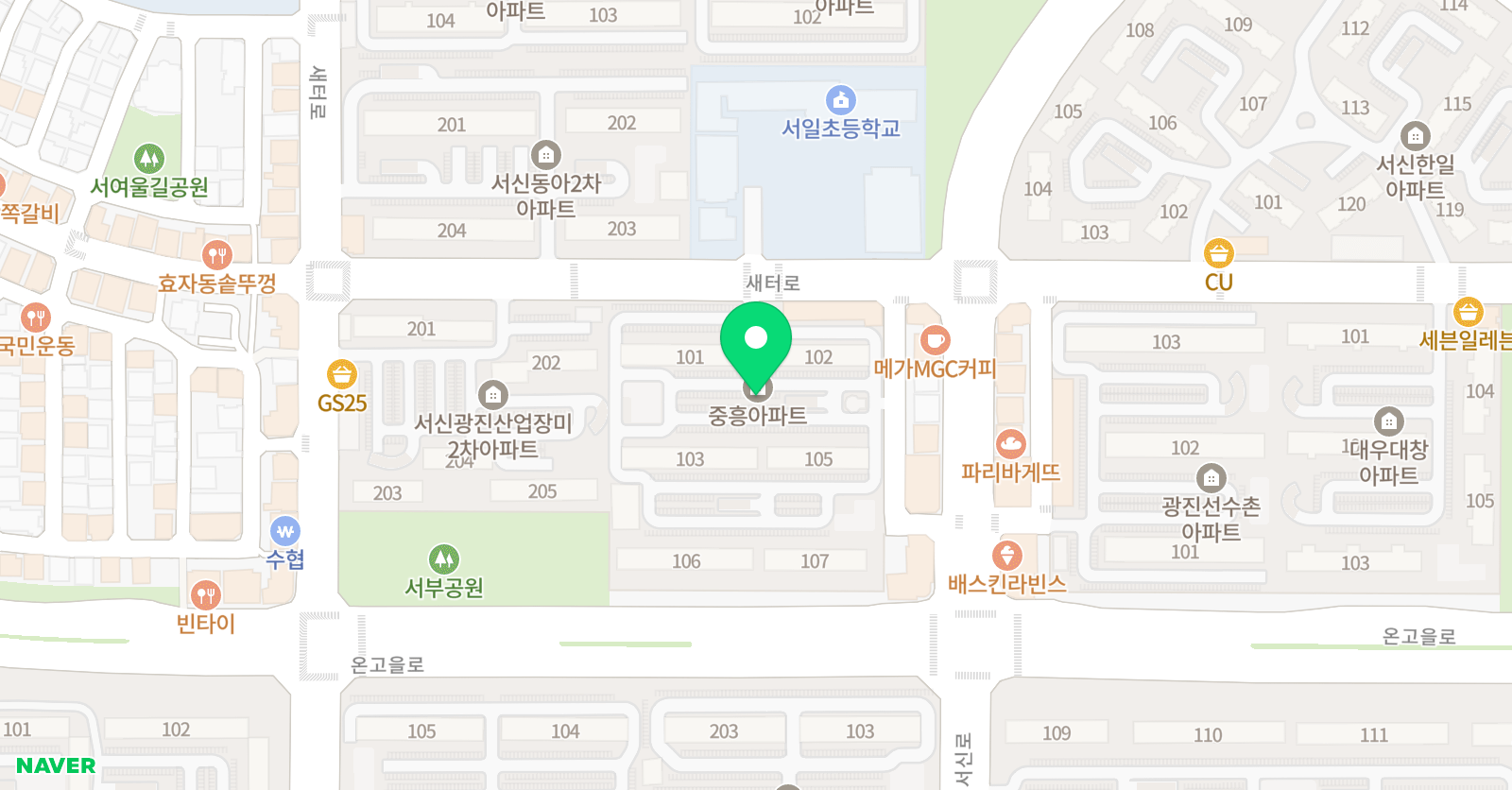훈아 미술글쓰기학원 위치