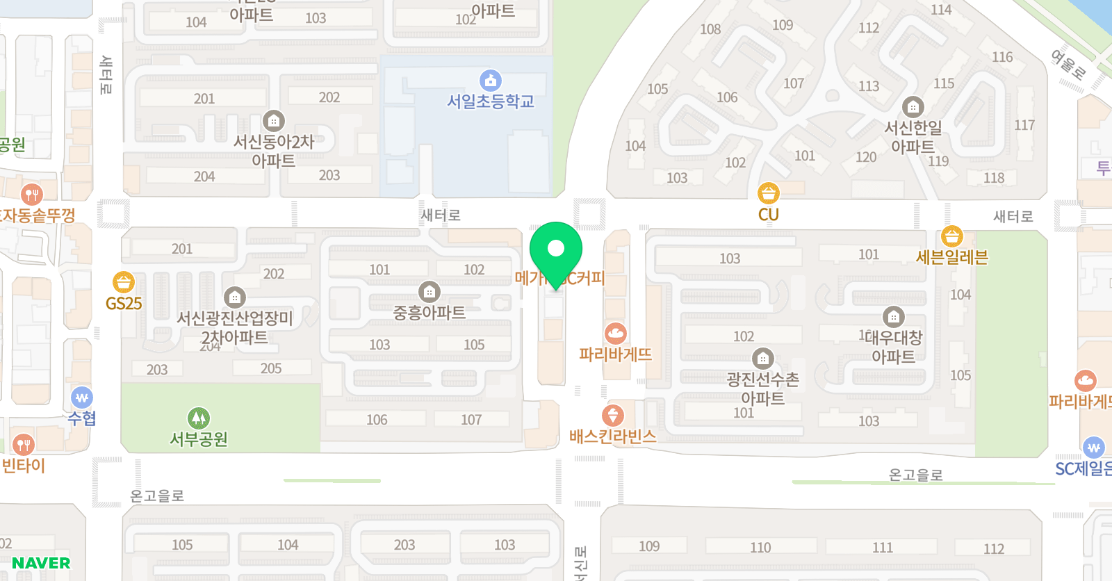 대원 수학전문학원 위치