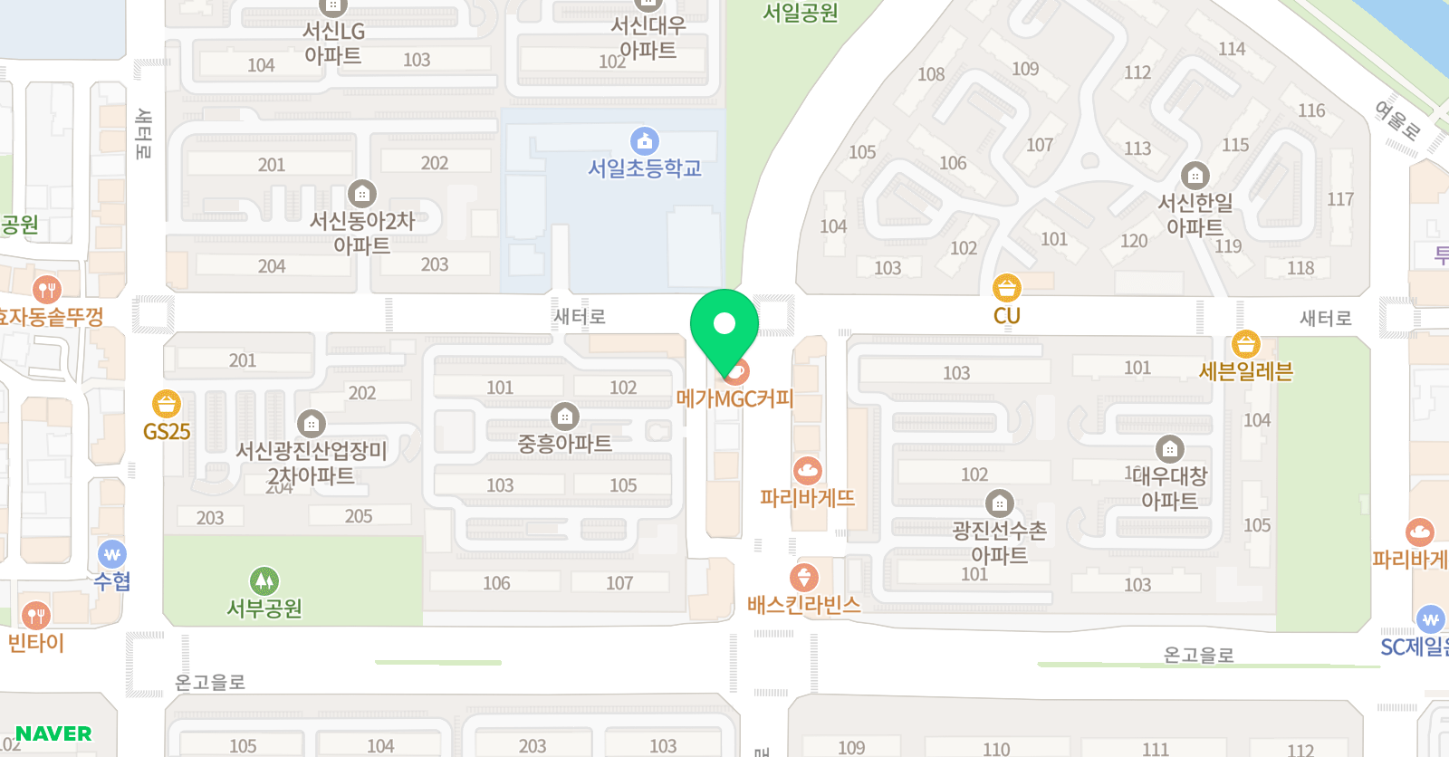어뮤즈 댄스아카데미 위치