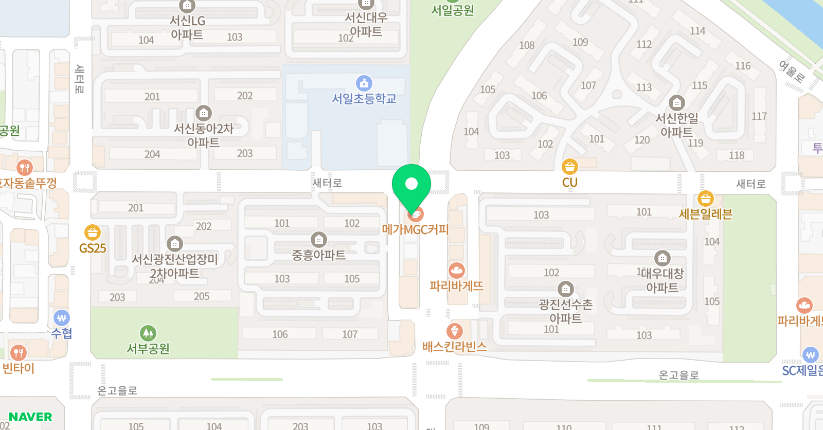 더하이스트 영어전문학원 위치