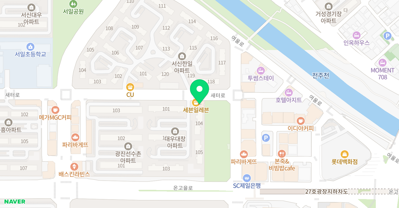 푸른소나무 미술학원 위치
