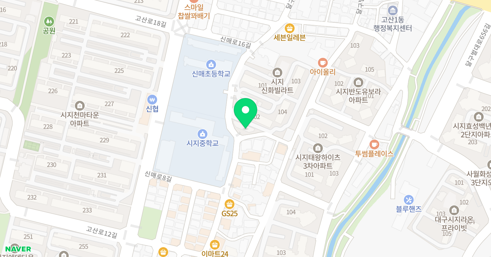똑똑한 수학 학원 위치