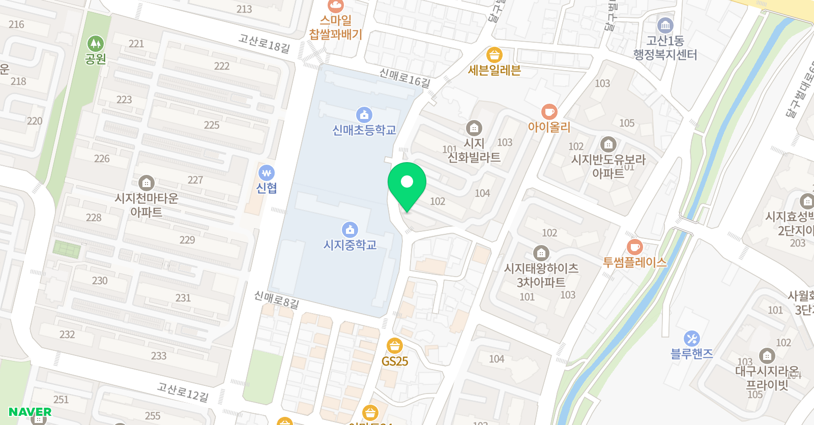 허니잼 영어교습소 위치