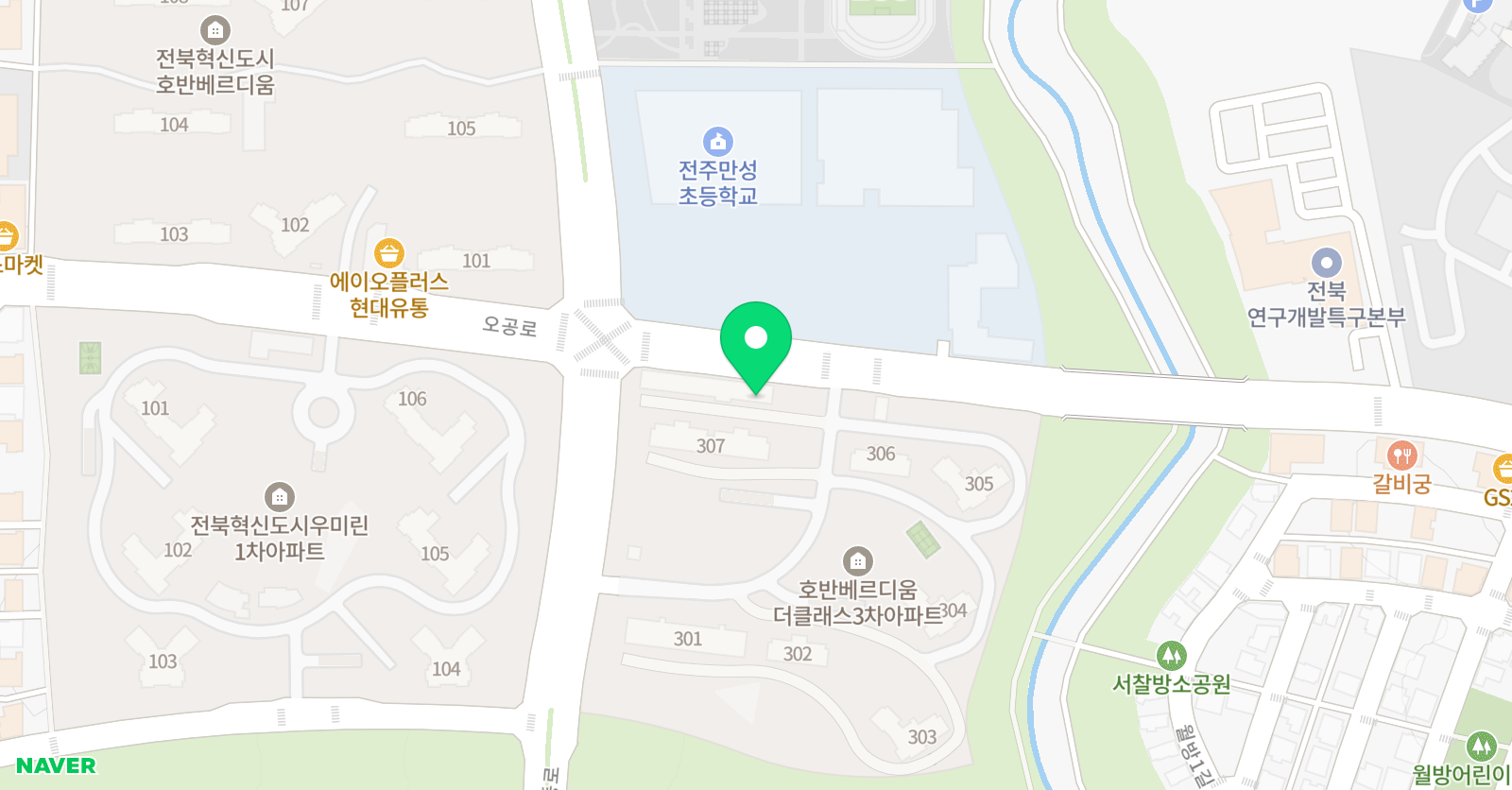시드 영재주산암산 교습소 위치