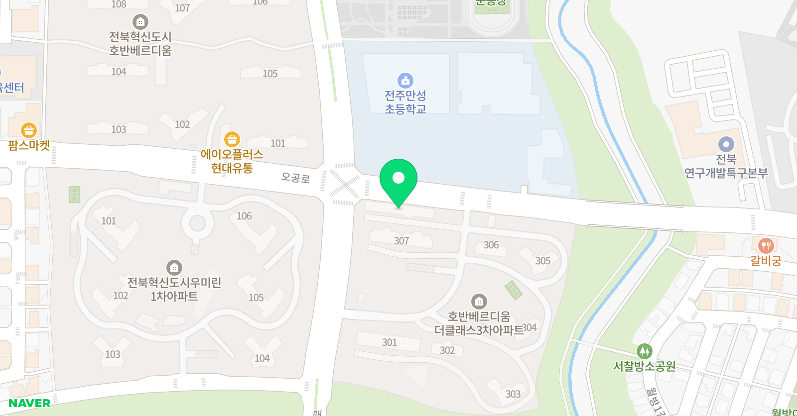 ITC영어 전주혁신점 위치