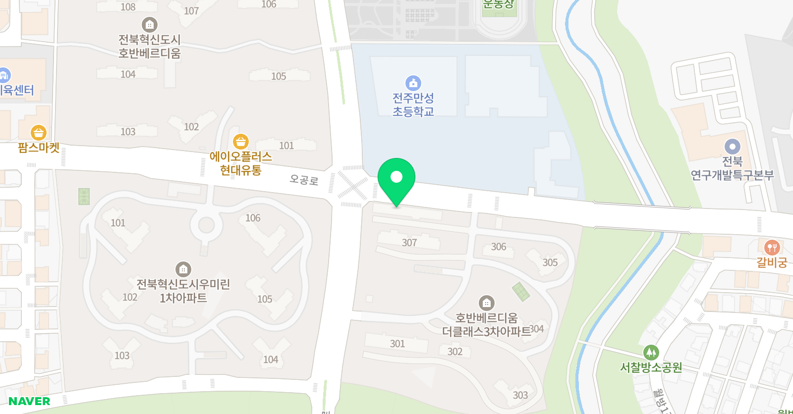 뮤엠 영어 혁신만성점 위치