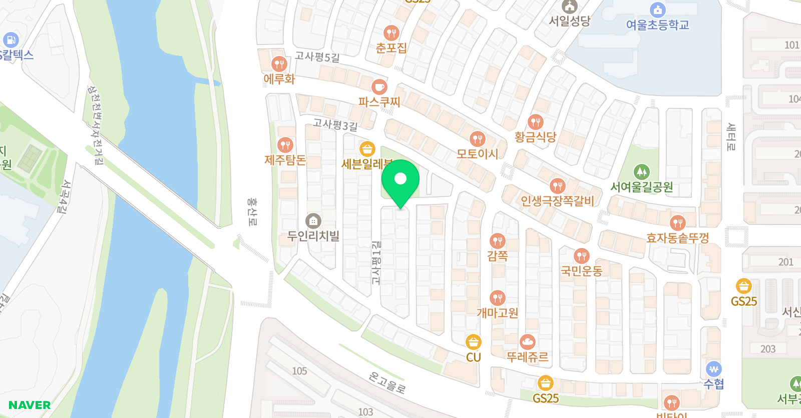 키즈콜럼버스 전주점 위치