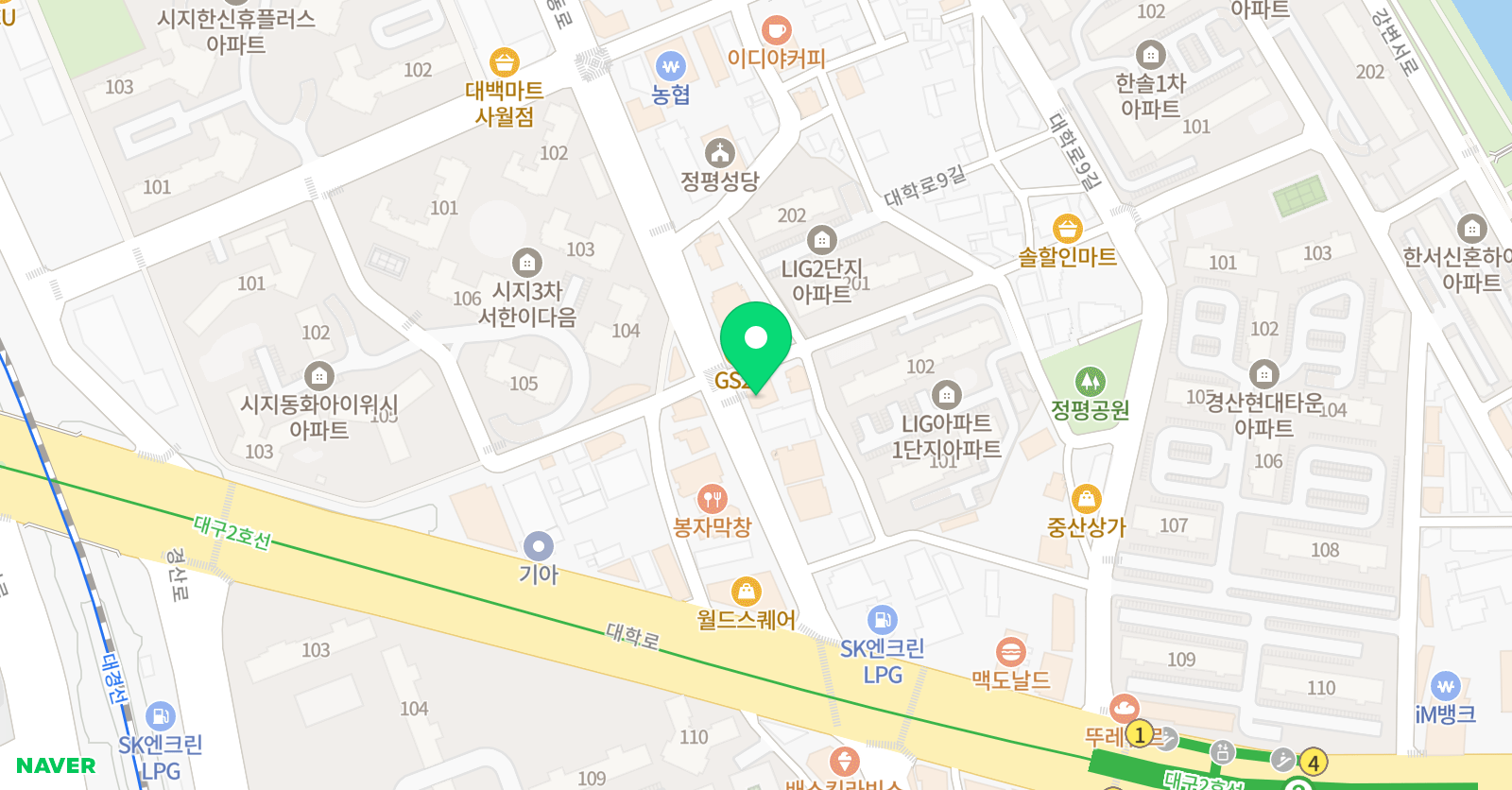 플랜 영수학원 위치