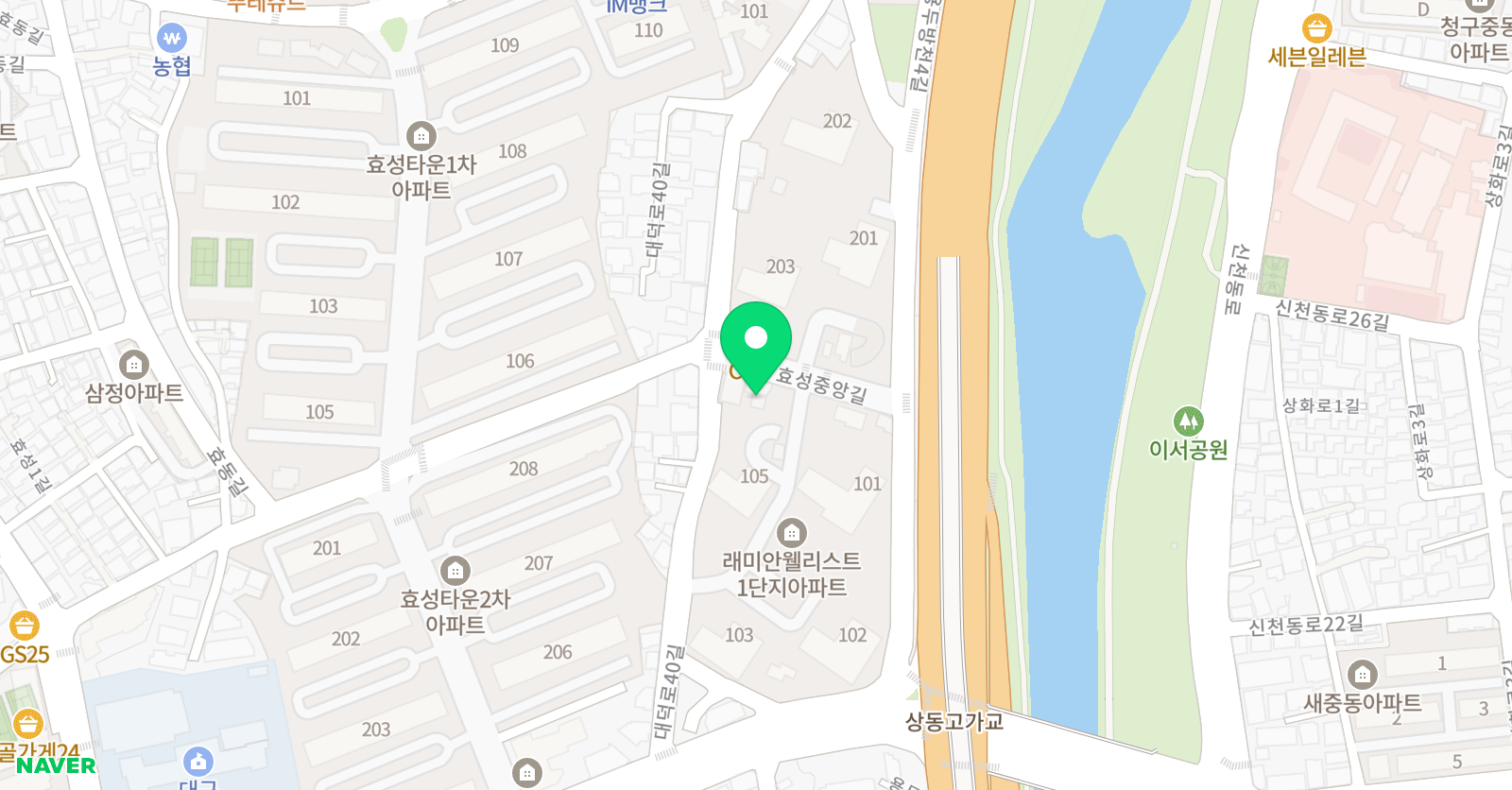 한우리 독서토론논술 봉덕교습소 위치