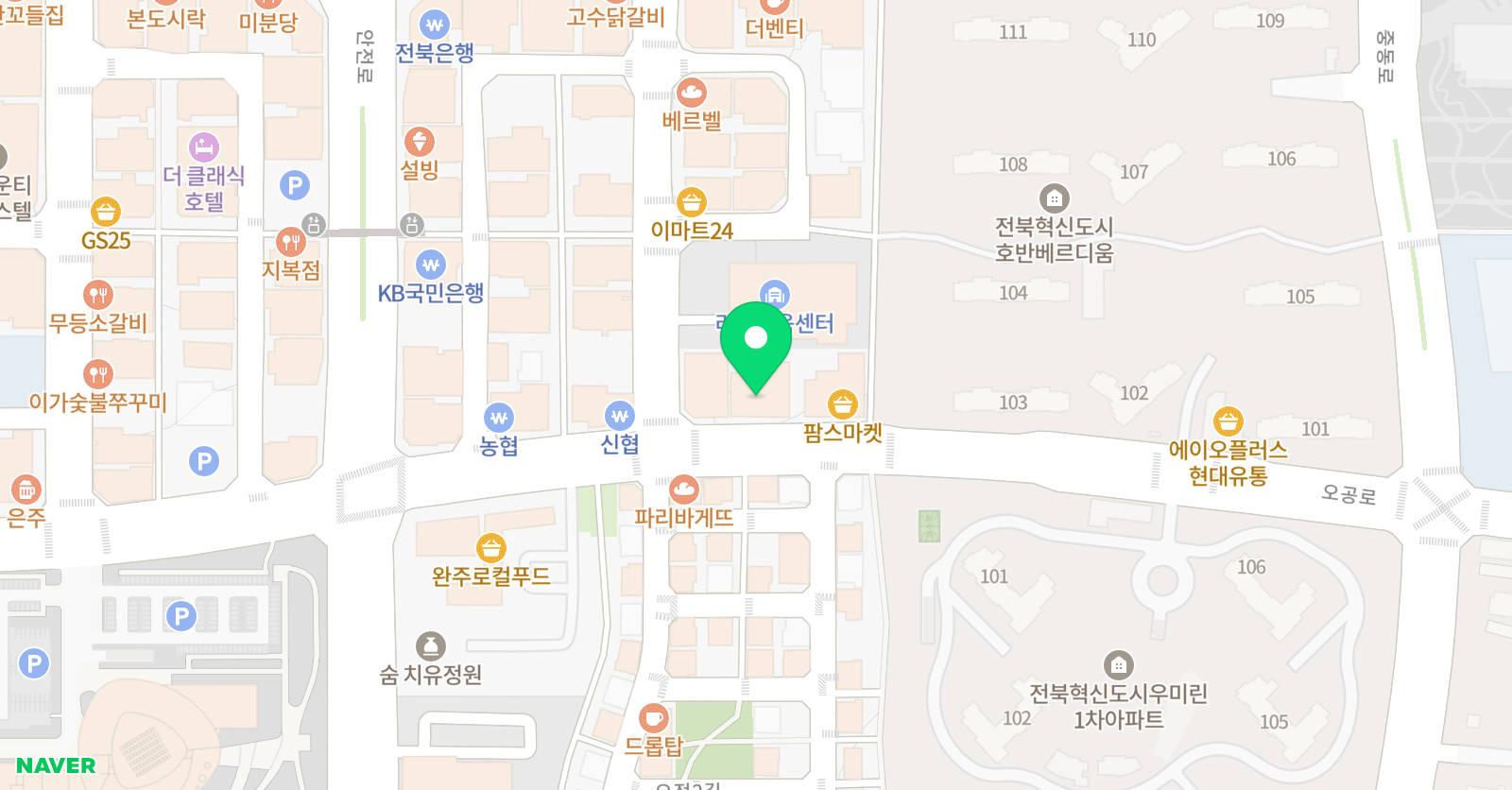 제이앤제이피아노 음악학원 위치