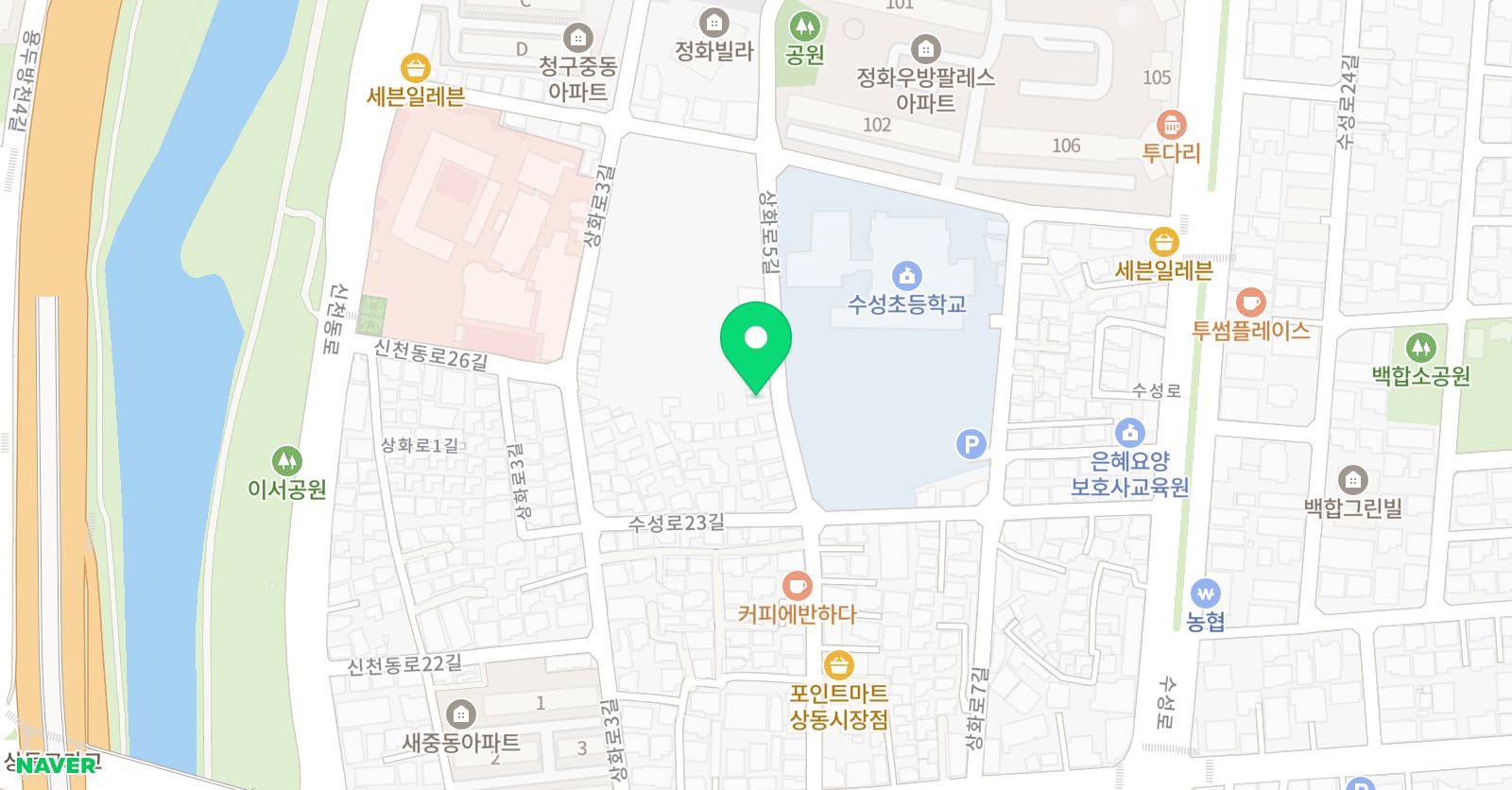 어린음악대 수성원 위치