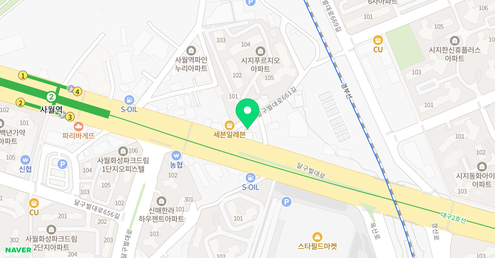 랑쌤 수학학원 위치