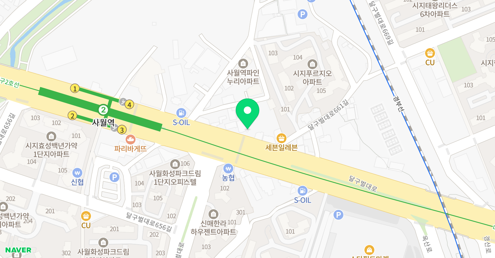 청맥 수학학원 위치