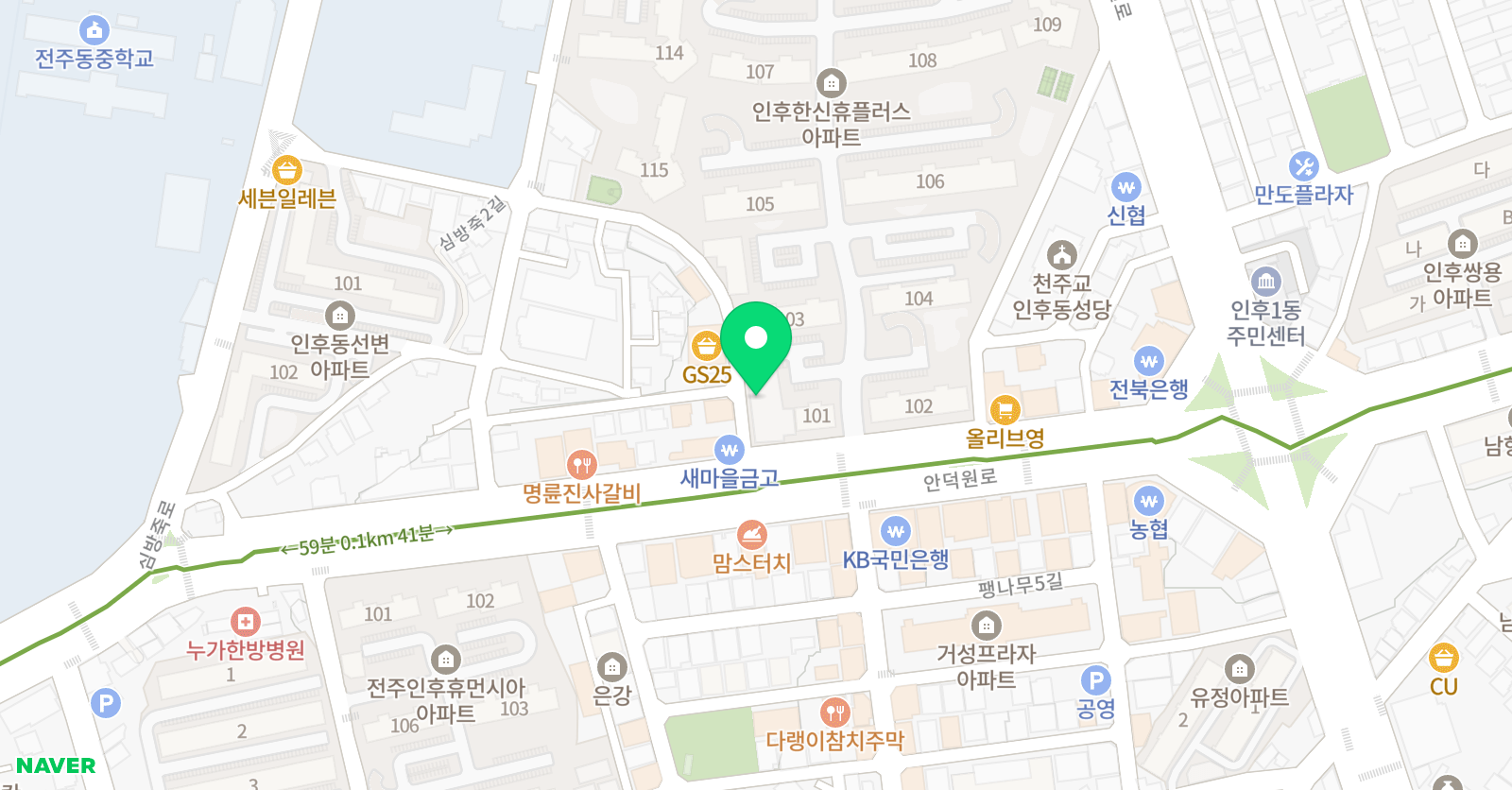 열음 피아노음악학원 위치
