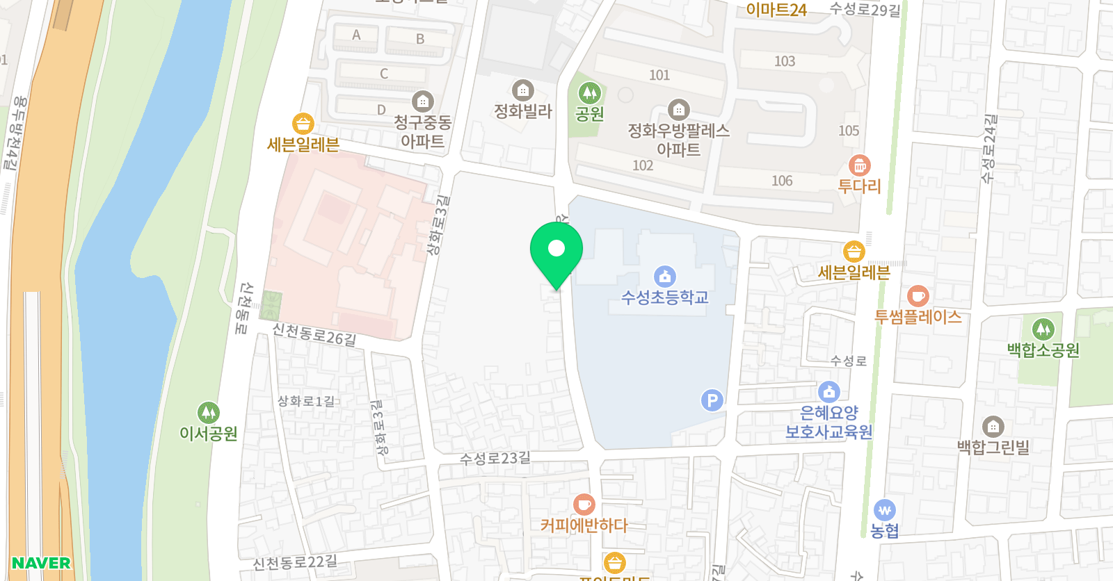 한우리 독서토론논술 상동OURS홈스쿨 위치