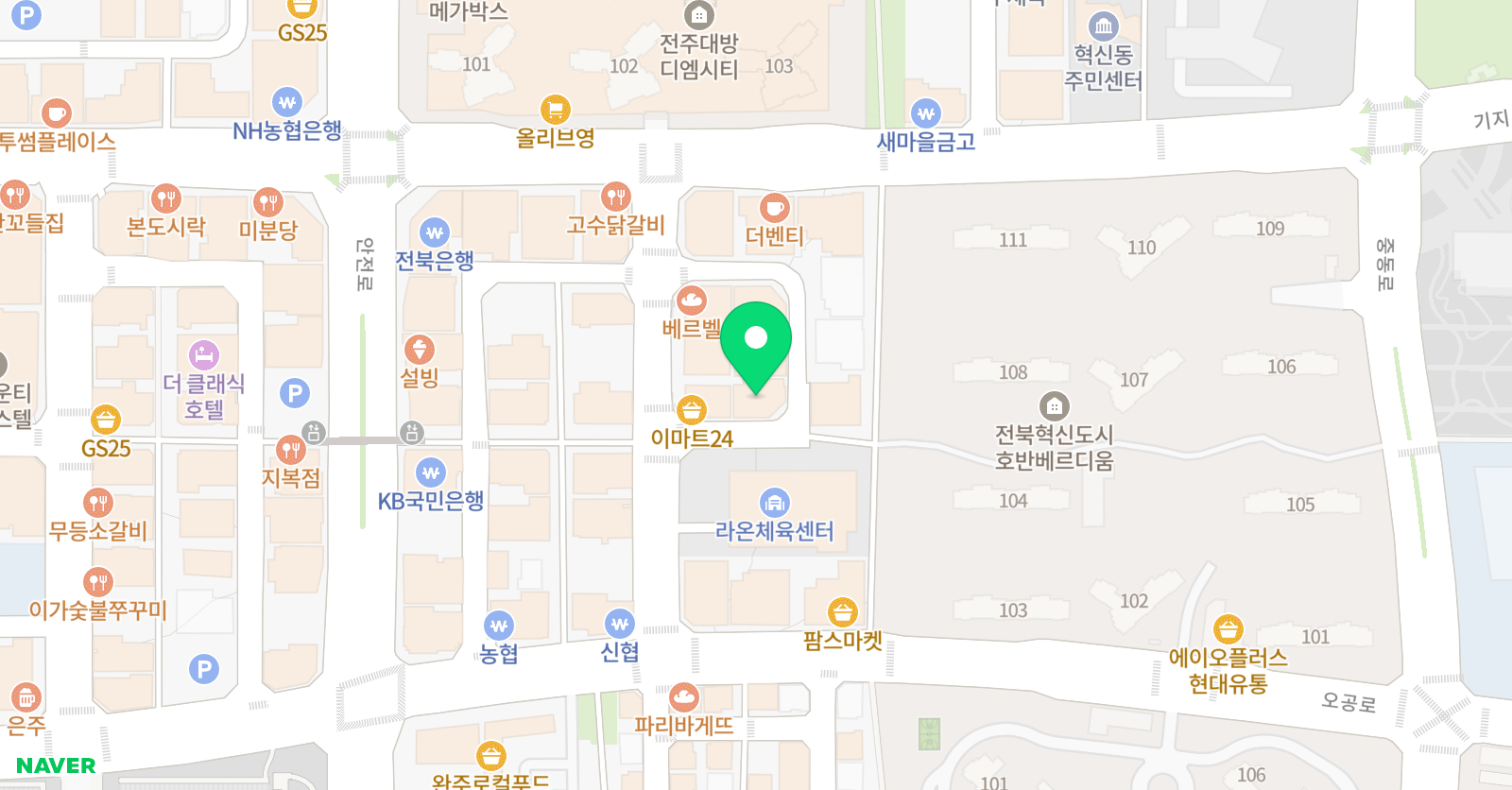 형설 학원 위치