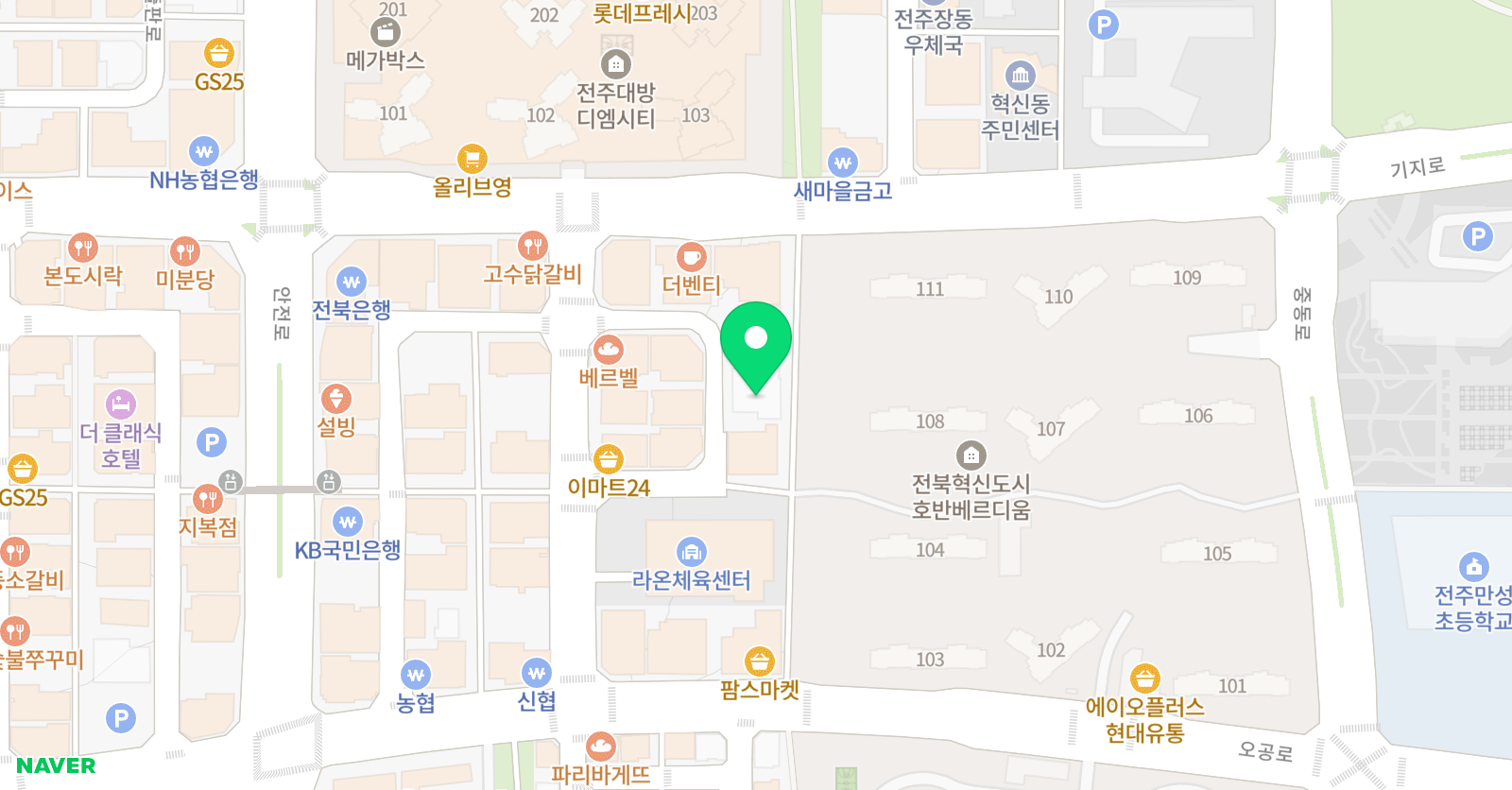 숨 수학전문학원 위치