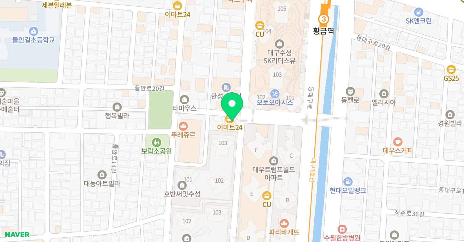 강한아이 태권스쿨 위치