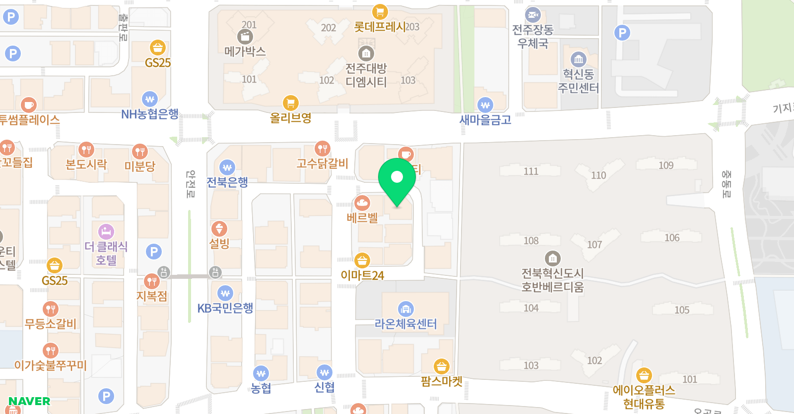 코칭 독서논술학원 위치
