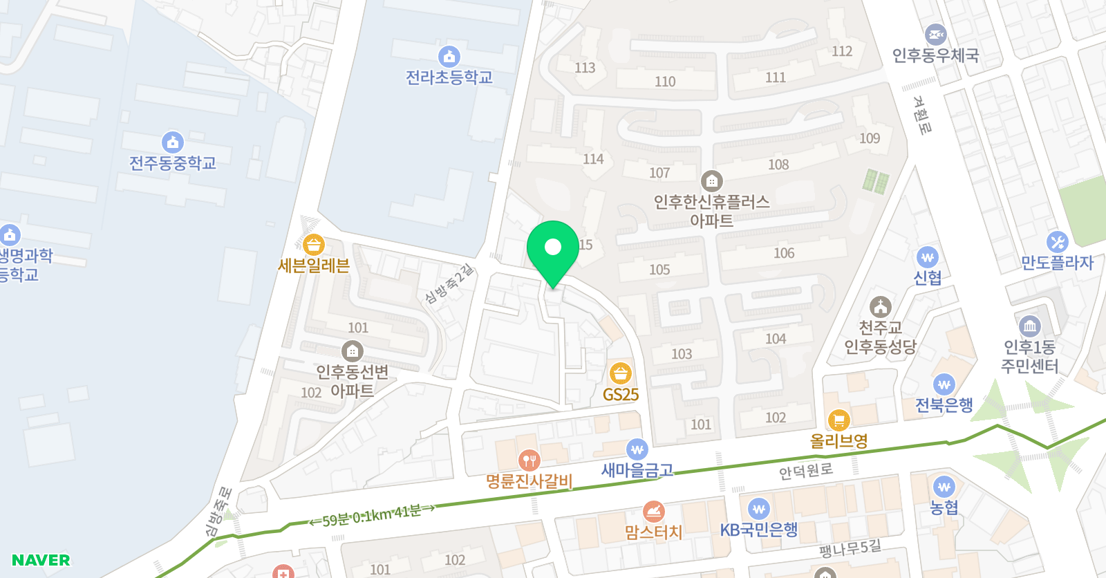 브릴란테 음악학원 위치